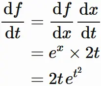 合成関数の微分の例