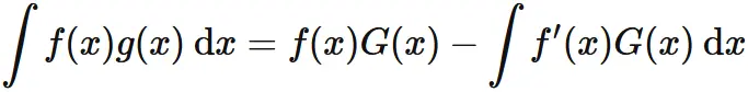 部分積分(不定積分)