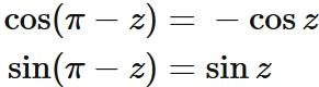 補角の公式