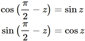 余角の公式