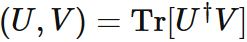 複素行列の内積