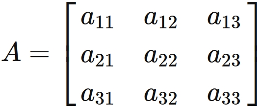 3次正方行列