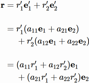 直交座標系間の座標変換