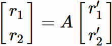 直交座標系間の座標変換