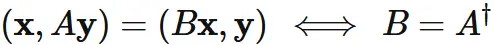 内積と随伴行列