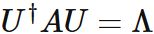 ユニタリー行列による三角化