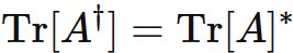 随伴行列のトレース