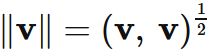 内積によるノルム
