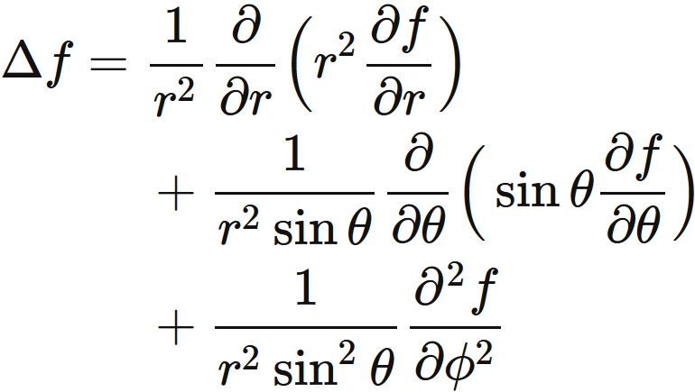 極座標系のラプラシアン