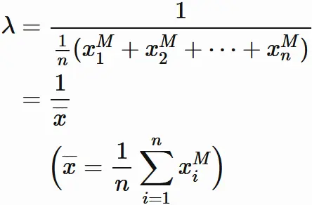 幾何分布の最尤推定値