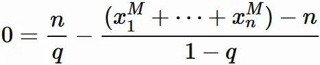 幾何分布の最尤推定値