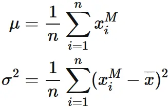 正規分布の最尤推定値