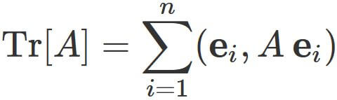トレースの正規直交基底による表現